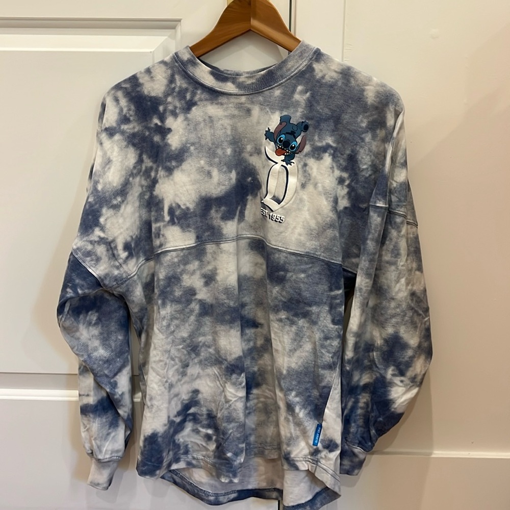 2022 Disney Parks Walt Disney World Stitch Tie-Dye Lightweight Spirit Jersey XS